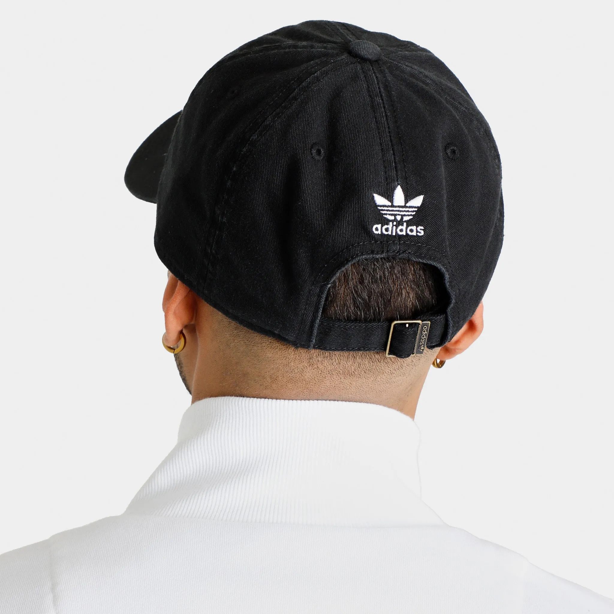 adidas Originals Relaxed Strapback Black / White