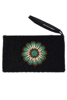 Beaded Clutch / Black