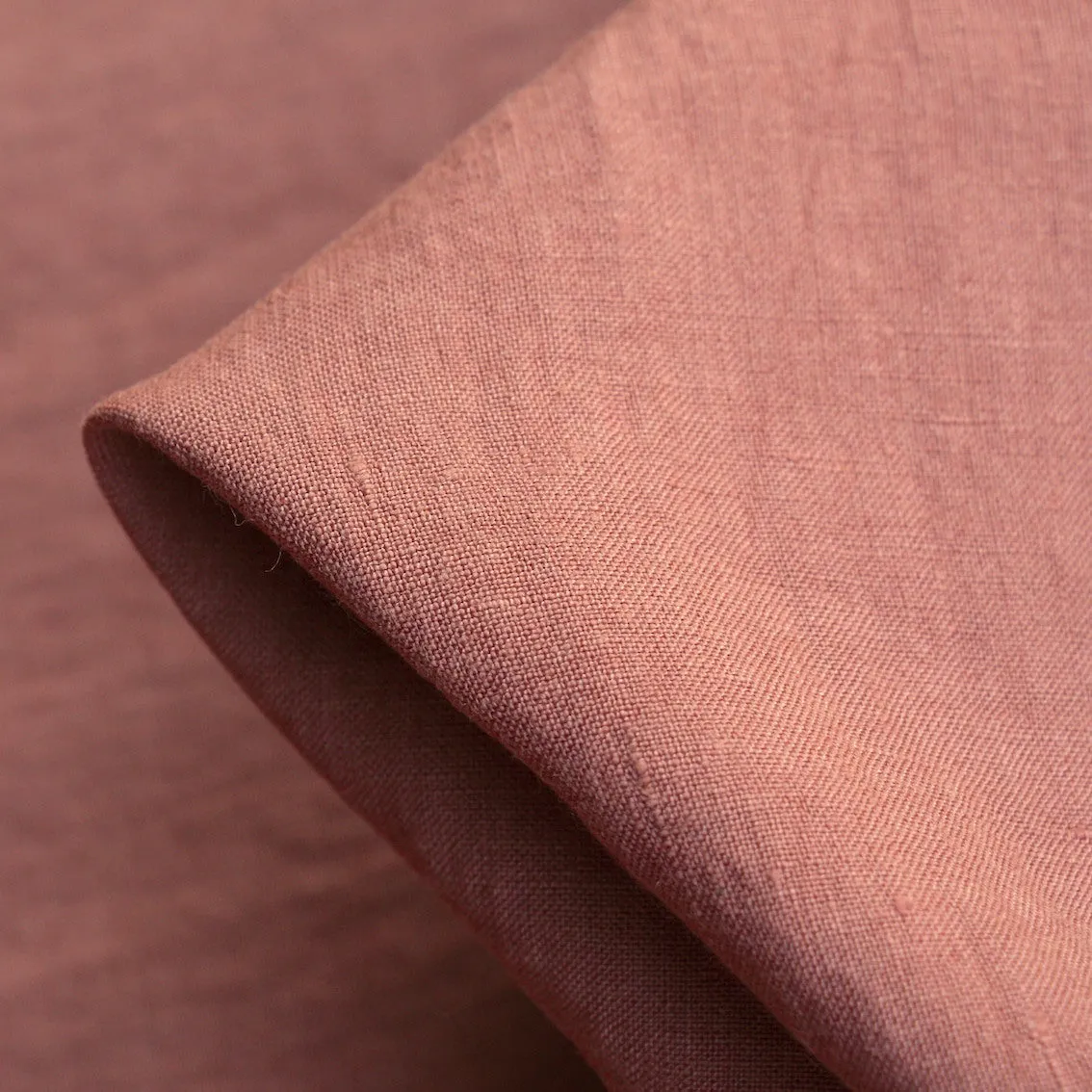 Bedford Rosewood Washed Linen