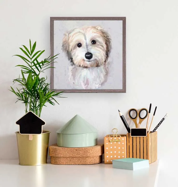 Best Friend - Havanese Mini Framed Canvas