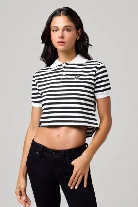 Blair Cropped Polo Shirt