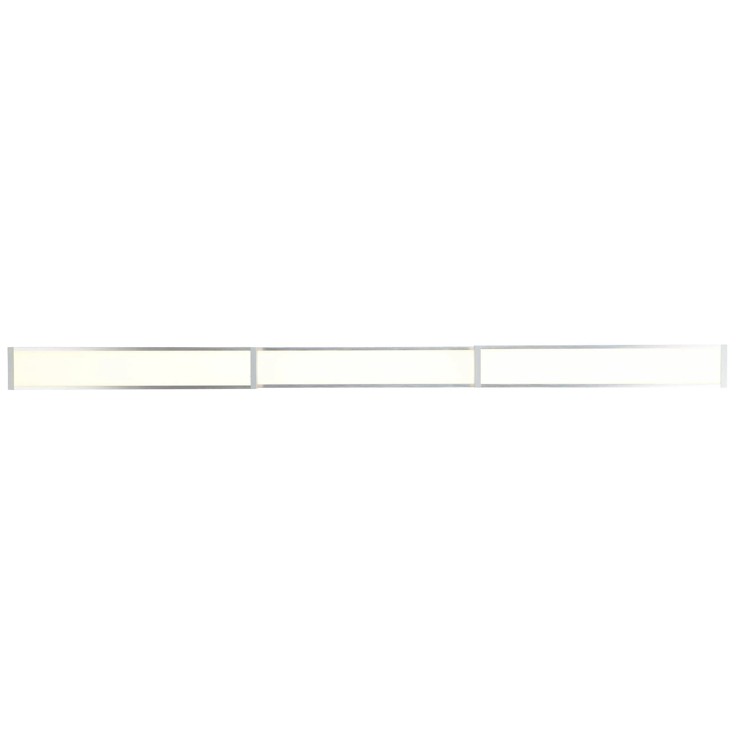 Brilliant 1 Light 30W Entrance LED Ceiling Panel - Aluminium & White | G97030/21