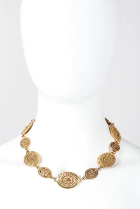 CC Coin Collar Necklace