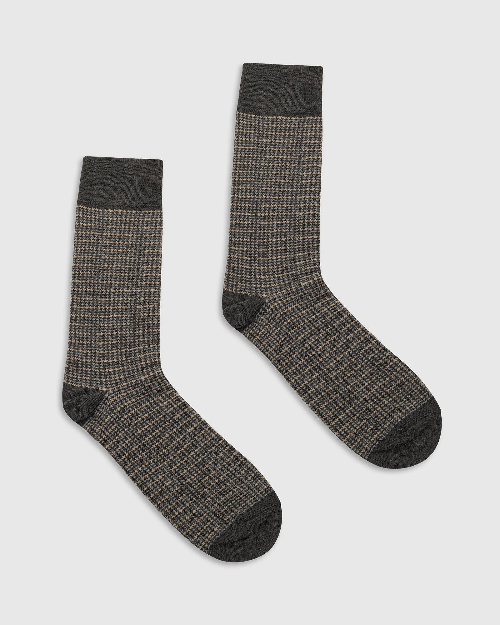 Cotton Dark Grey Socks - Tauro