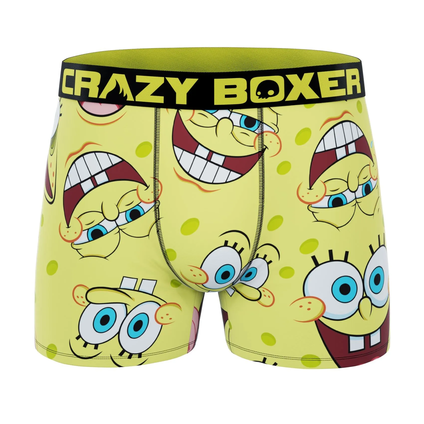 CRAZYBOXER South Park Spongebob FACES   BURGER Men's Boxer Briefs (2 pack)