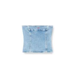 Diesel Womens De-Ville Denim Tube Top