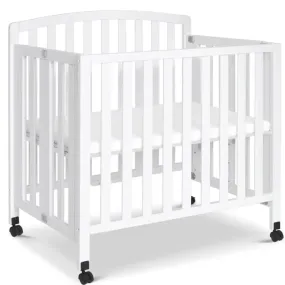 Dylan Folding Portable 3-in-1 Mini Crib and Twin Bed - White (See Description)