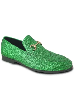 Glitter Green Shoes