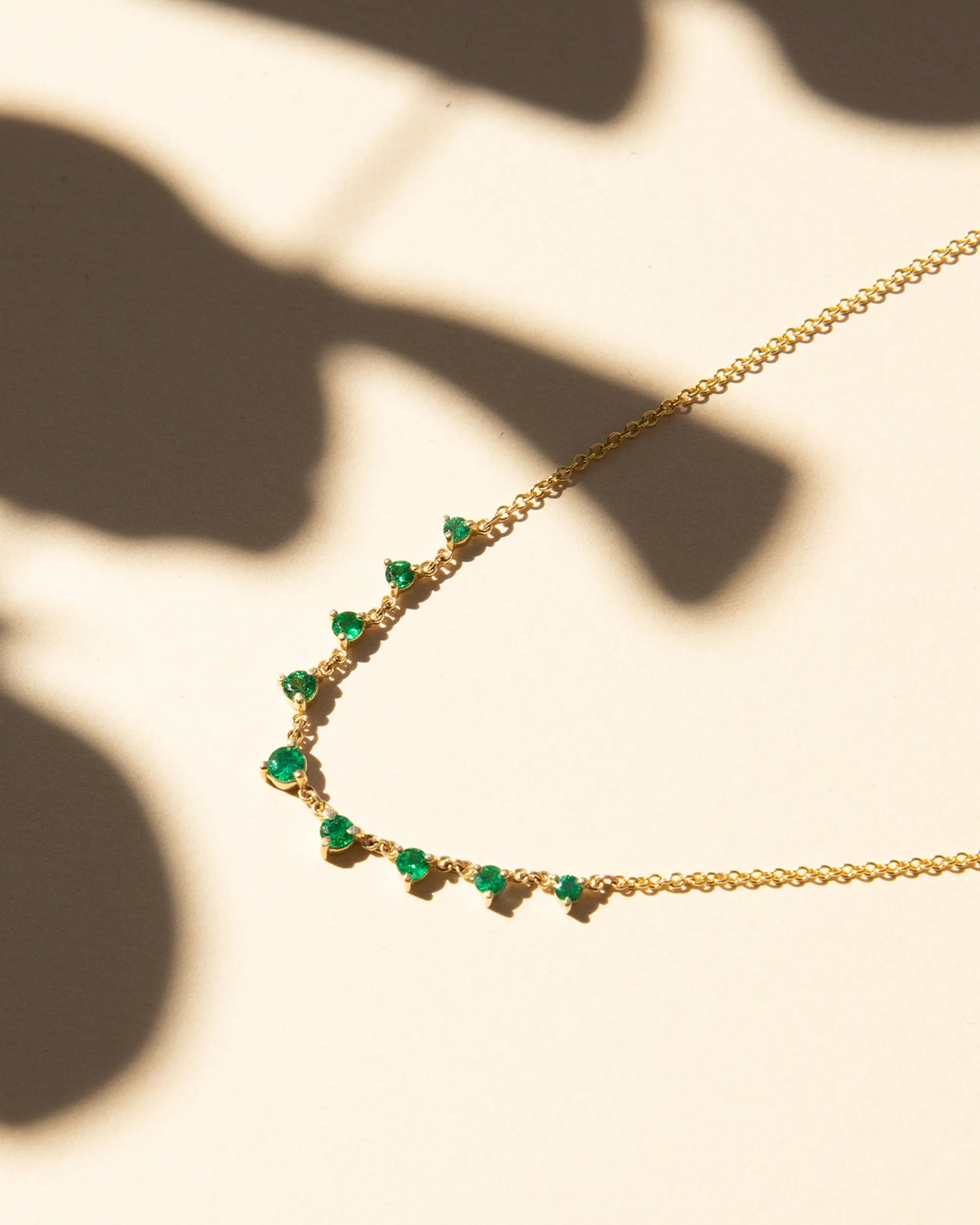 Green Emerald Mini Starstruck Necklace