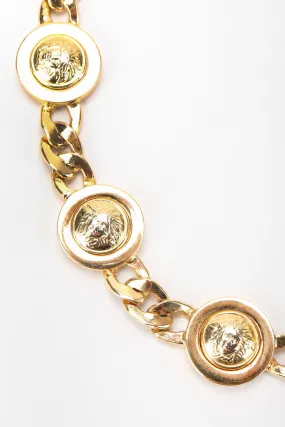 Medusa Coin Collar Necklace