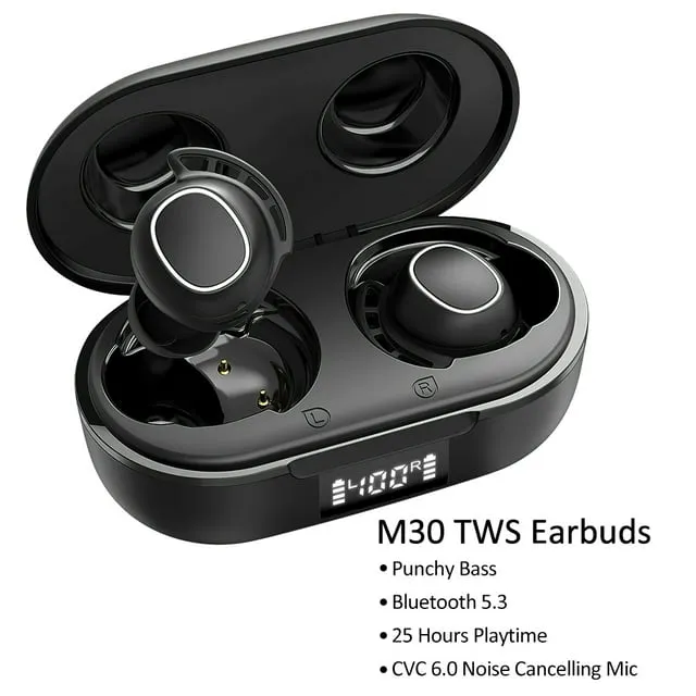 MPOW M30 True Wireless Earbuds with LED Display