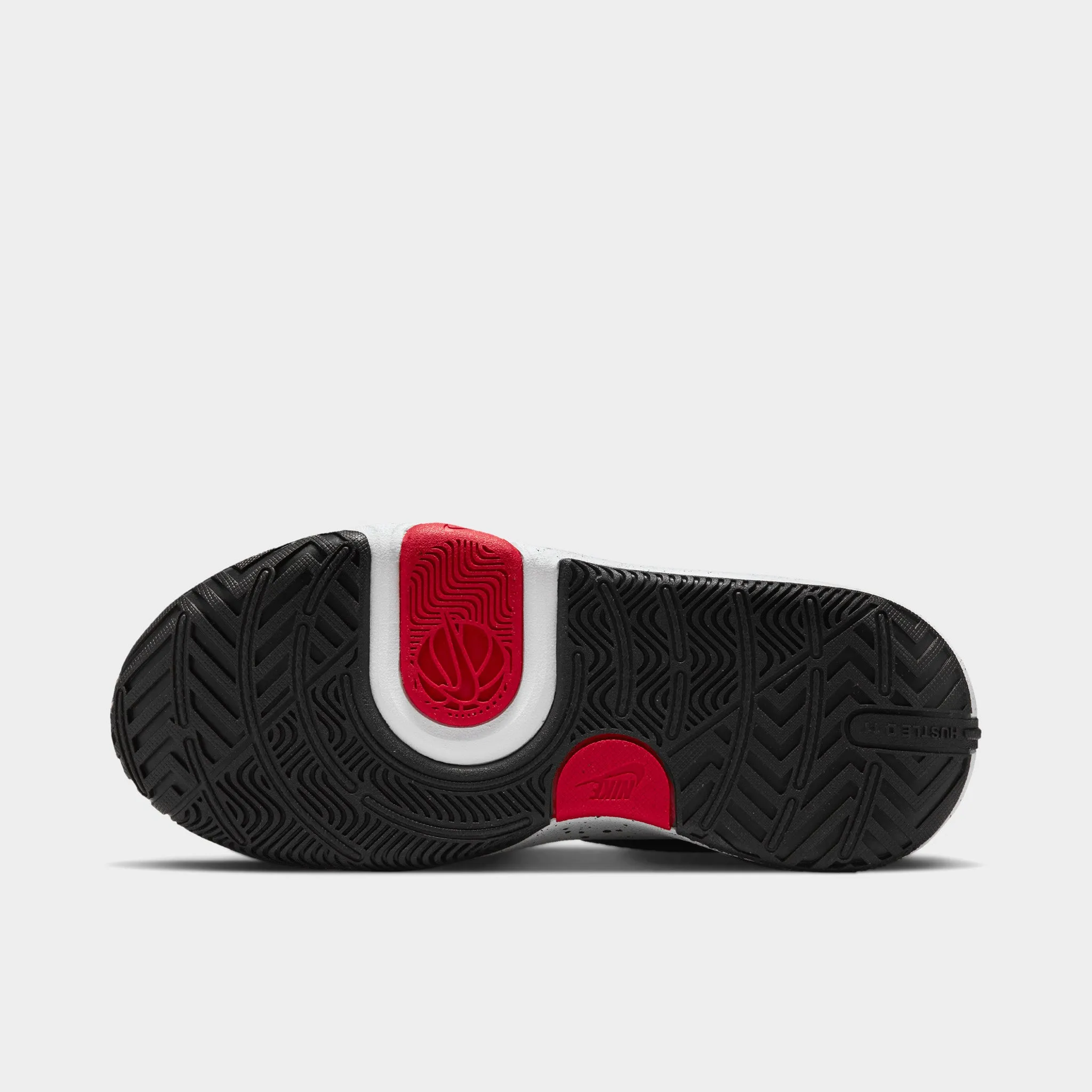 Nike Team Hustle D 11 GS Black / University Red - White