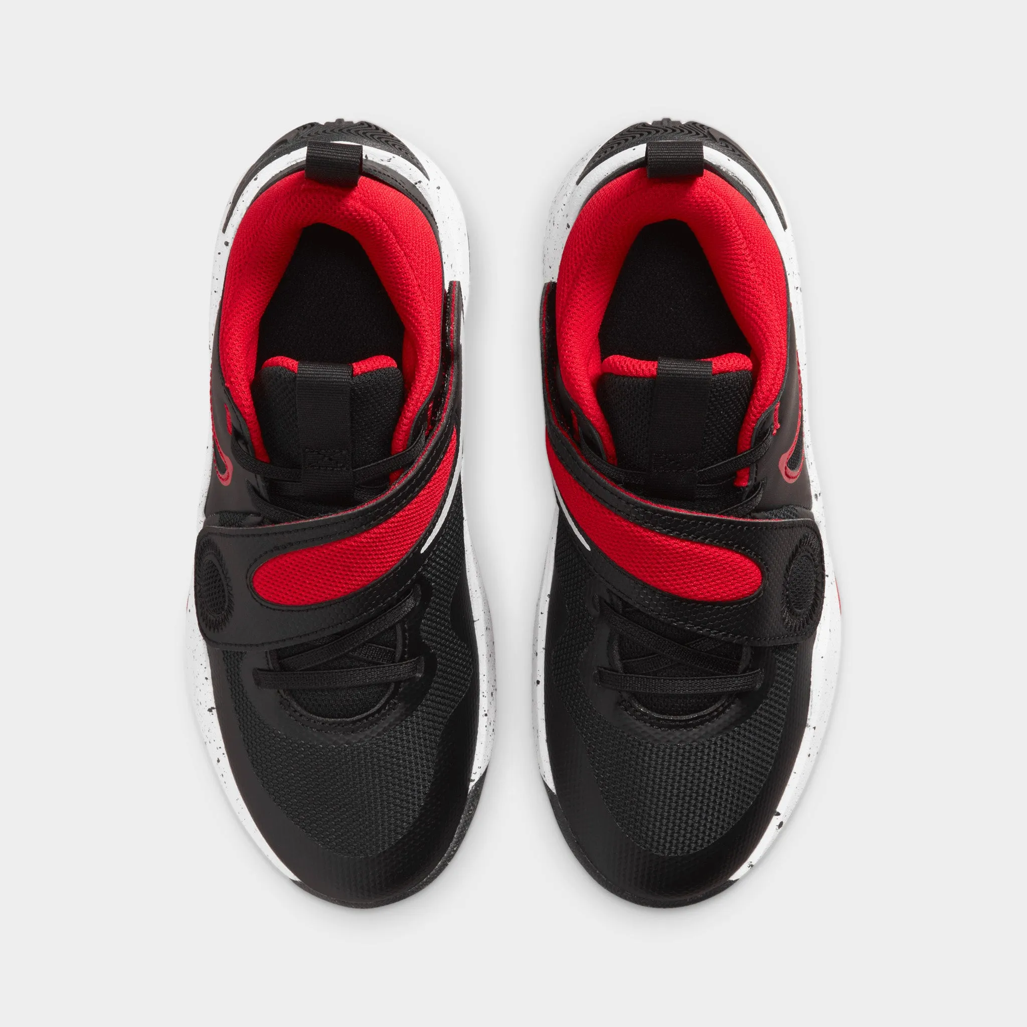 Nike Team Hustle D 11 GS Black / University Red - White