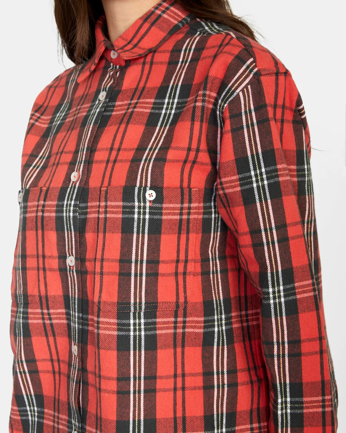 Notorious Long Sleeve Flannel Shirt - Chrysanthemum