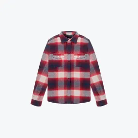 OVERSIZED PREMIUM BRUSHED FLANNEL - RED