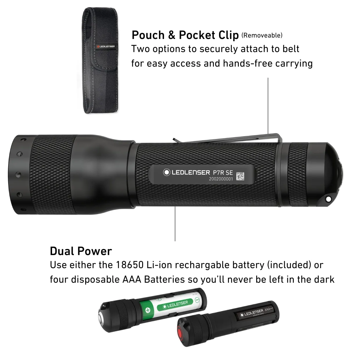 P7R SE Rechargeable Torch Special Edition