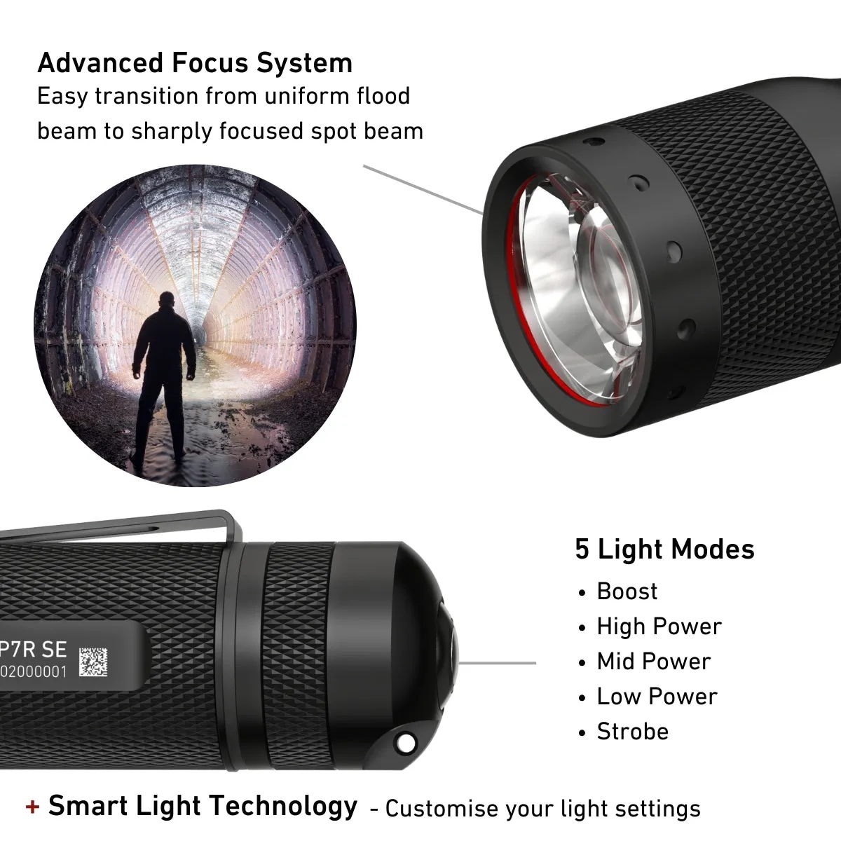 P7R SE Rechargeable Torch Special Edition