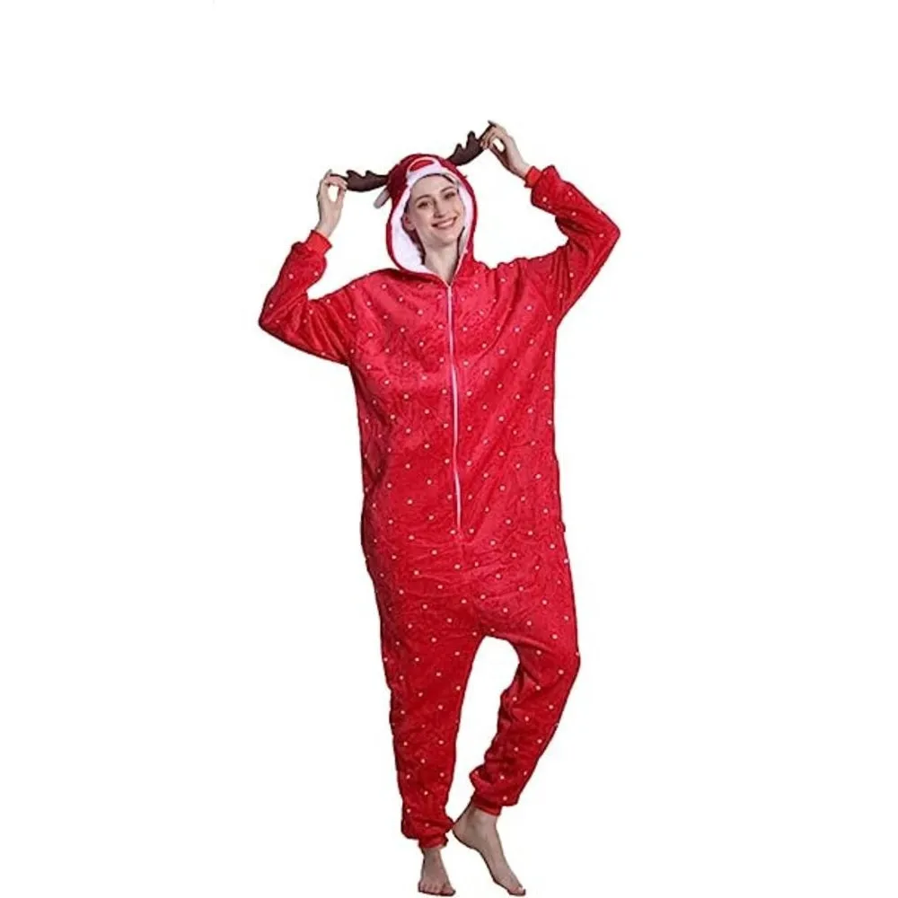 Red Deer Adult Onesie