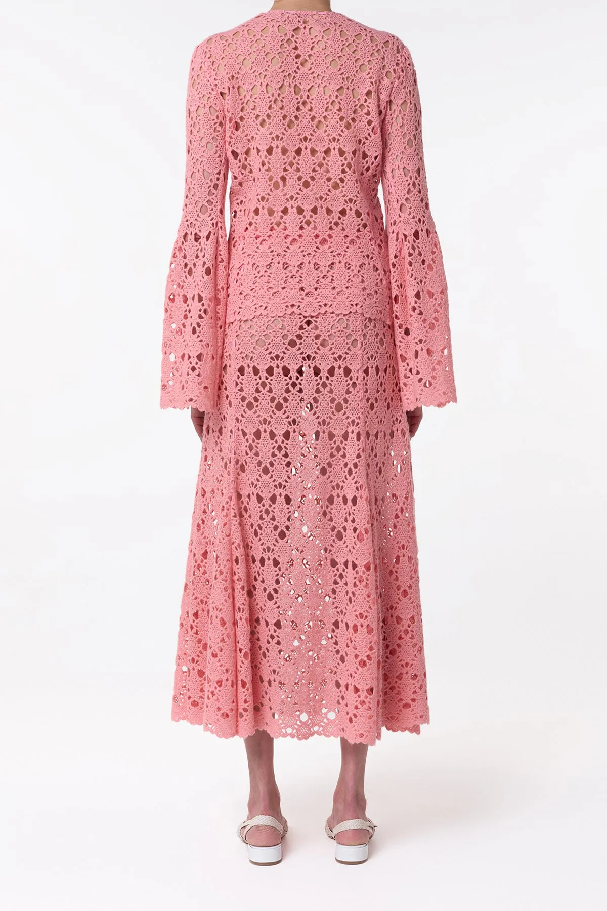 Reynolds Jacket in Rosa Cashmere Lace