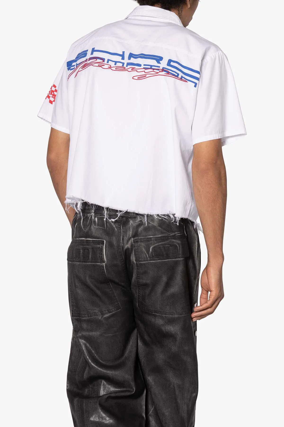 SHRC Pit Crew Cropped Shirt - White