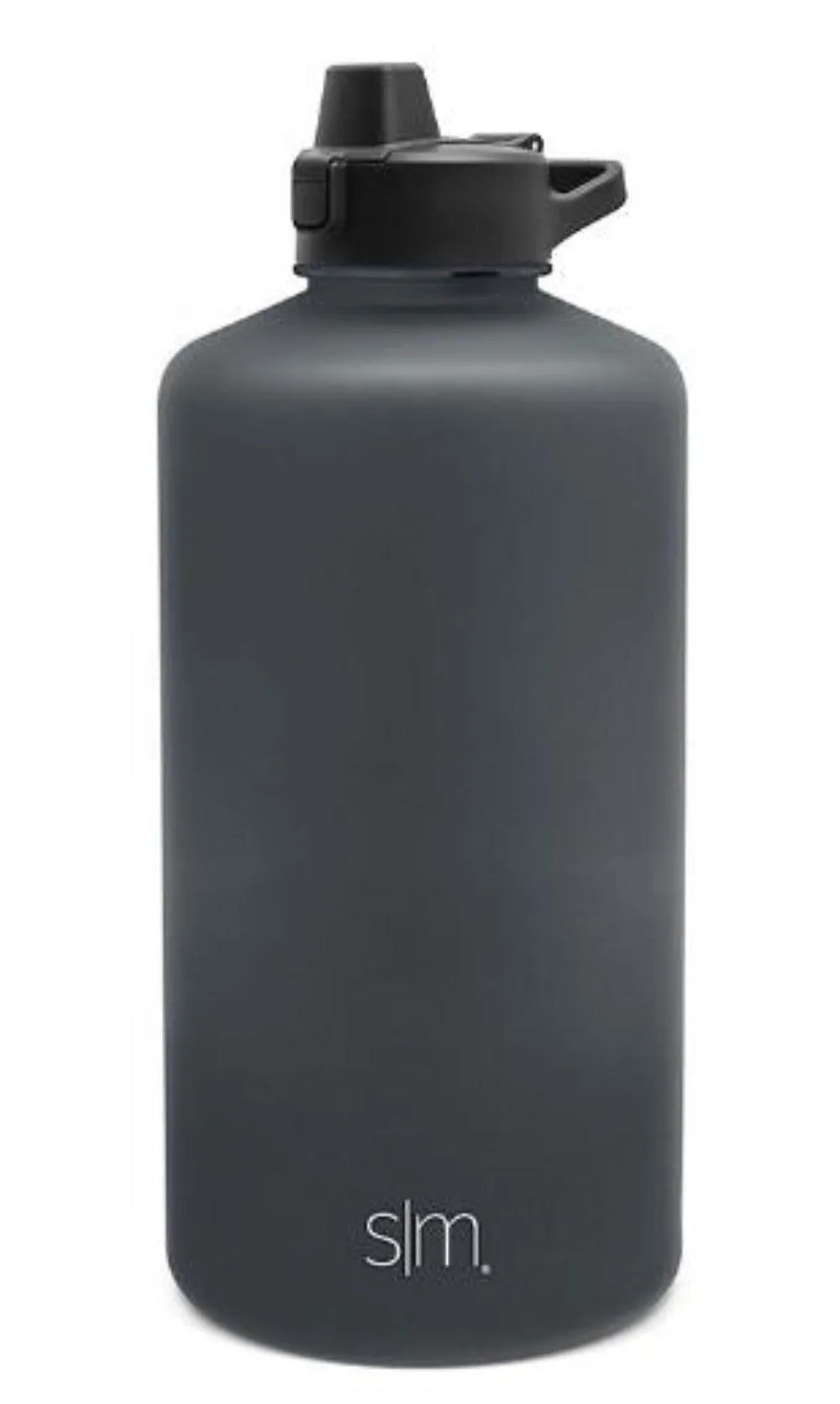 Simple Modern 1-Gallon Water Bottle with Straw Lid with Ounce Markers (Black)