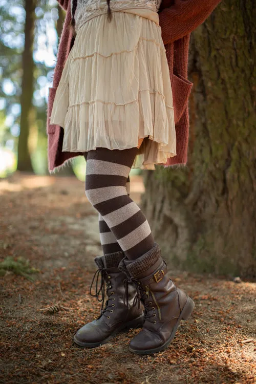 Striped Extraordinary Thigh High Socks