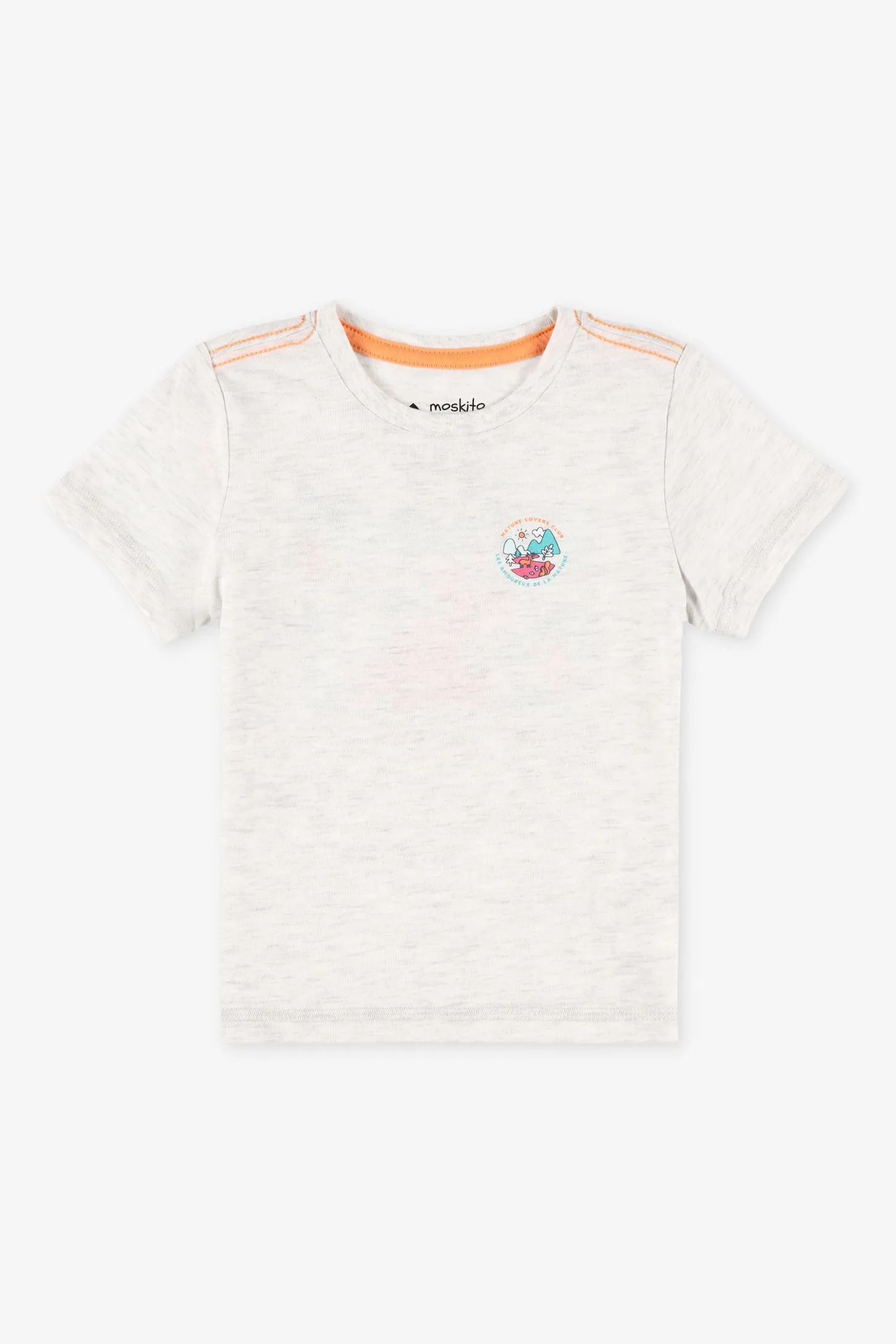 T-shirt col rond coton bio BM - Bébé garon