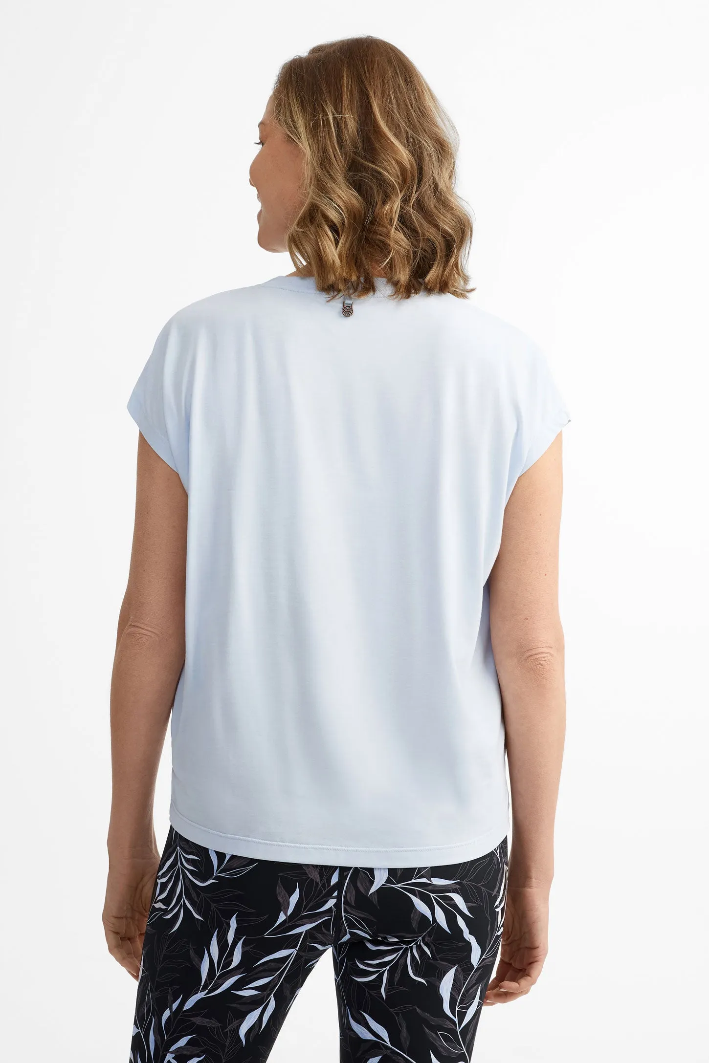 T-shirt col rond Lyocell - Femme