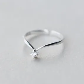 Tantalizing Solitaire Ring