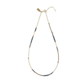 Utulivu Assorted Beaded Necklace - PEARL/PINK/BLUE/STEEL