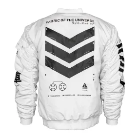 V3-3 White Bomber Jacket