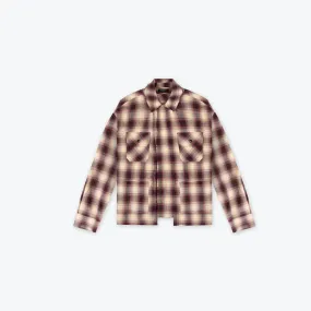 VINTAGE FLANNEL MAROON/CREAM