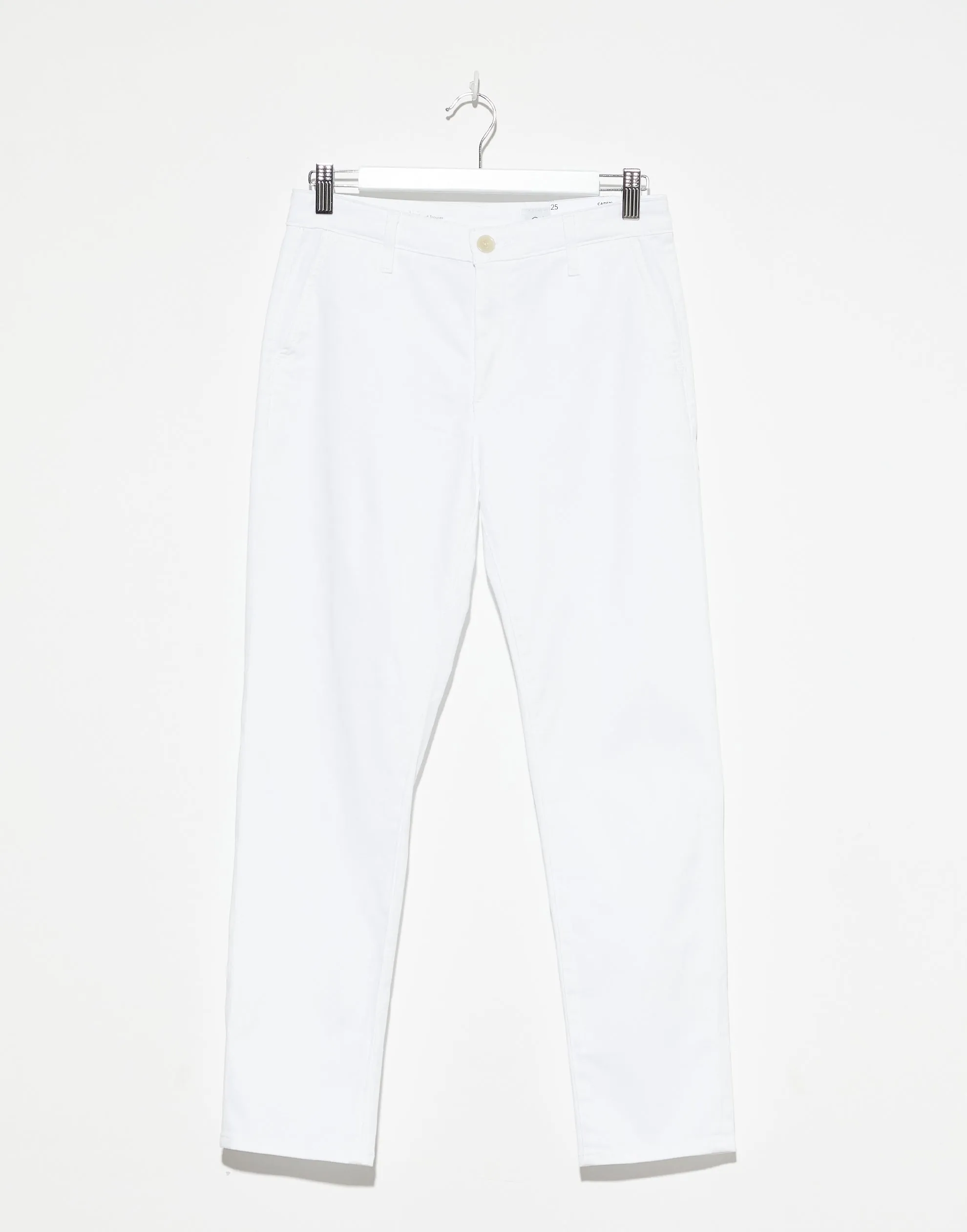 White Caden Tailored Trousers